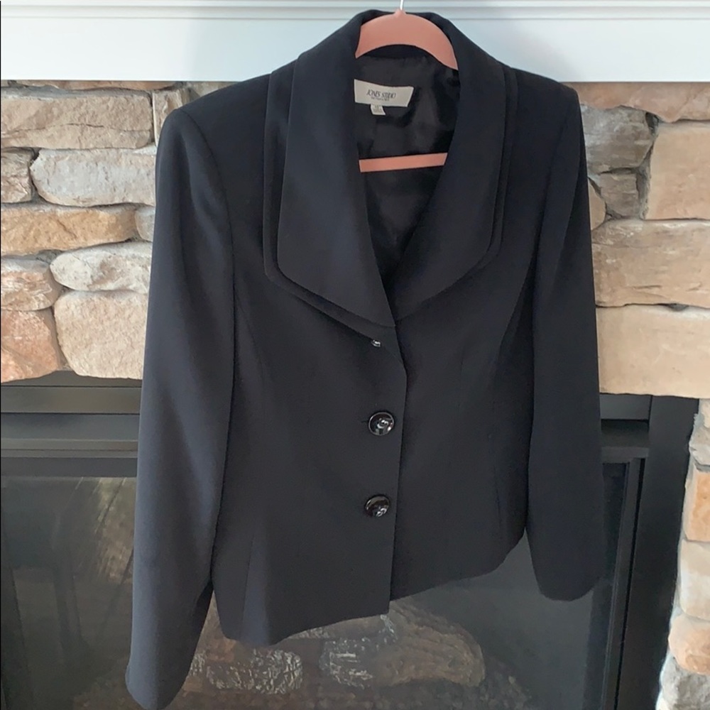 Black suit jacket